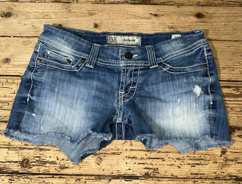 BKE Denim Women’s Size 27 Sabrina Distressed Cutoff Shorts